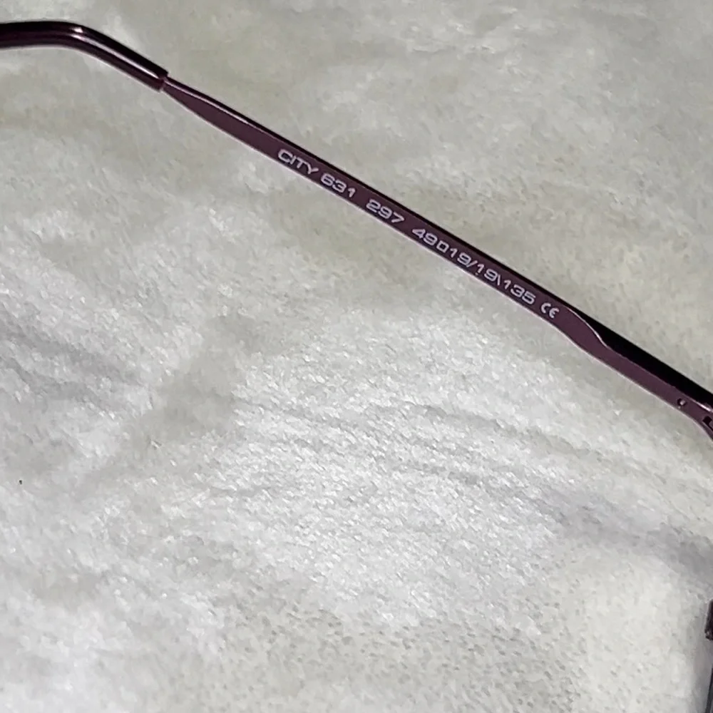 NEOSTYLE City Glasses Frame. Purple with Stone accents.